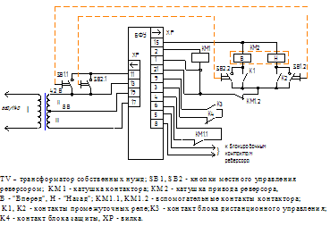 Схема внешних подключений блока БУФ-М.